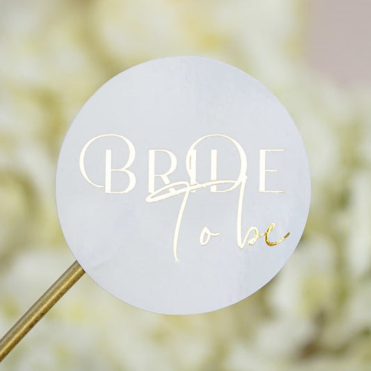 "Bride to be - Sticker" - Sticker EVJF sur mesure – Bride to be - Accessoire chic pour enterrement de vie de jeune fille – Papeterie de mariage moderne – Wedding stationery - Création Luxe Carterie Studio