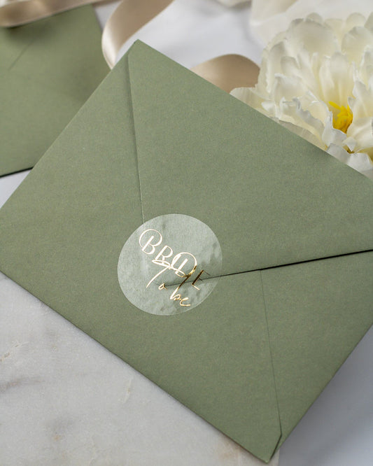 Bride to be - Sticker (lot de 15) - Stickers étiquettes - 4 cm - Lot de 15 - Luxe Carterie Studio