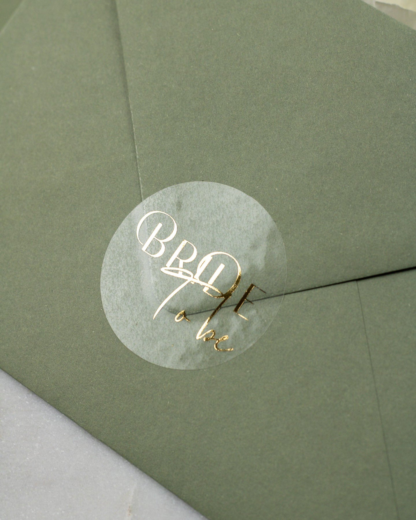 Bride to be - Sticker (lot de 15) - Stickers étiquettes - 4 cm - Lot de 15 - Luxe Carterie Studio