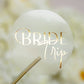 "Bride Tripe - Sticker" - Sticker EVJF sur mesure – Bride Trip - Accessoire chic pour enterrement de vie de jeune fille – Papeterie de mariage moderne – Wedding stationery - Création Luxe Carterie Studio