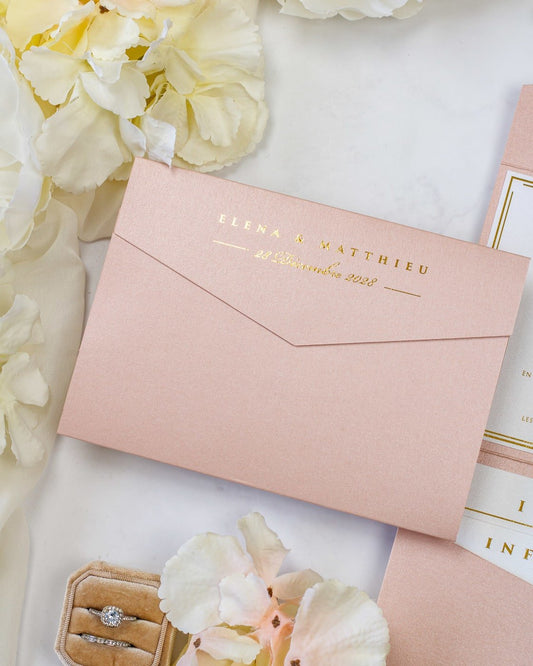 Brooke - Échantillon - Faire - part - Luxe Carterie Studio