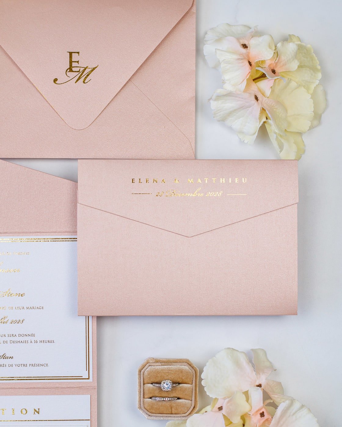 Brooke - Échantillon - Faire - part - Luxe Carterie Studio
