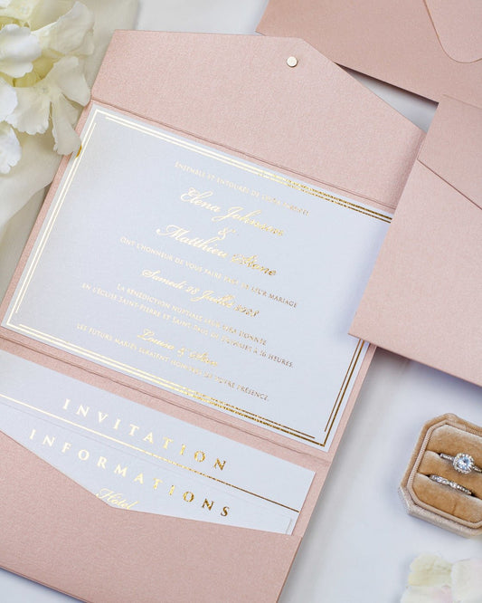 Brooke - Échantillon - Faire - part - Luxe Carterie Studio