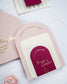 "Calla" - Faire-part de mariage moderne, chic et élégant avec dorure or – Wedding stationery - Création Luxe Carterie Studio