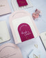 "Calla" - Faire-part de mariage moderne, chic et élégant avec dorure or – Wedding stationery - Création Luxe Carterie Studio