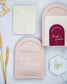 "Calla" - Faire-part de mariage moderne, chic et élégant avec dorure or – Wedding stationery - Création Luxe Carterie Studio