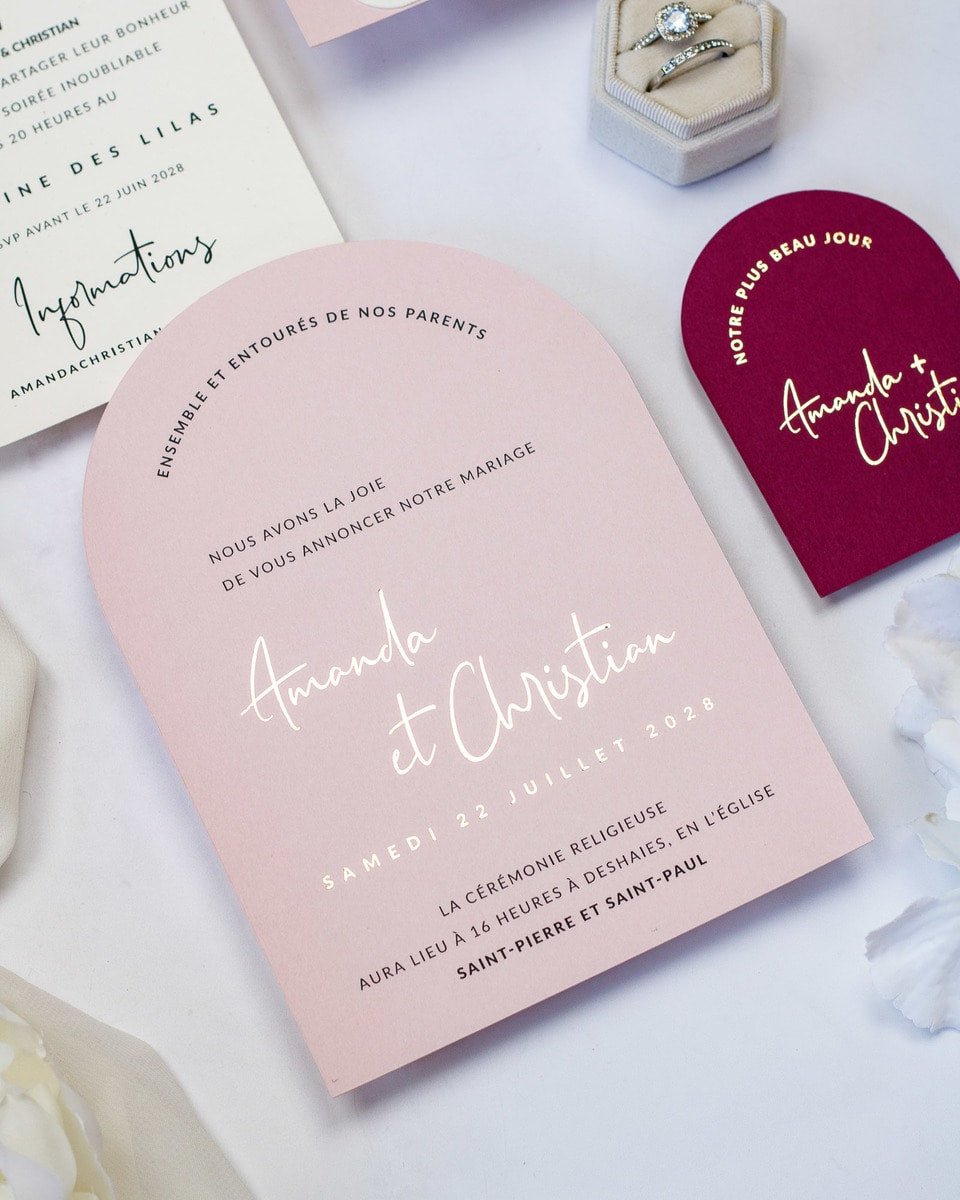 Calla - Échantillon - Faire - part - Luxe Carterie Studio