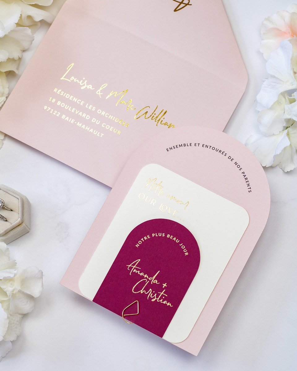 Calla - Échantillon - Faire - part - Luxe Carterie Studio