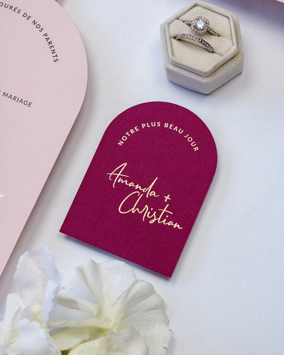 Calla - Échantillon - Faire - part - Luxe Carterie Studio