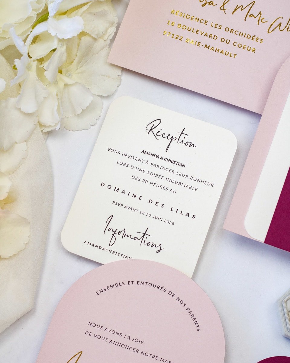Calla - Échantillon - Faire - part - Luxe Carterie Studio