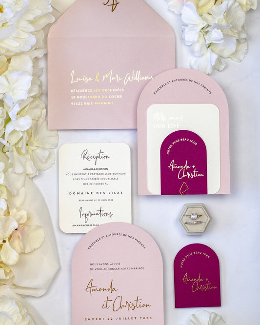 Calla - Échantillon - Faire - part - Luxe Carterie Studio