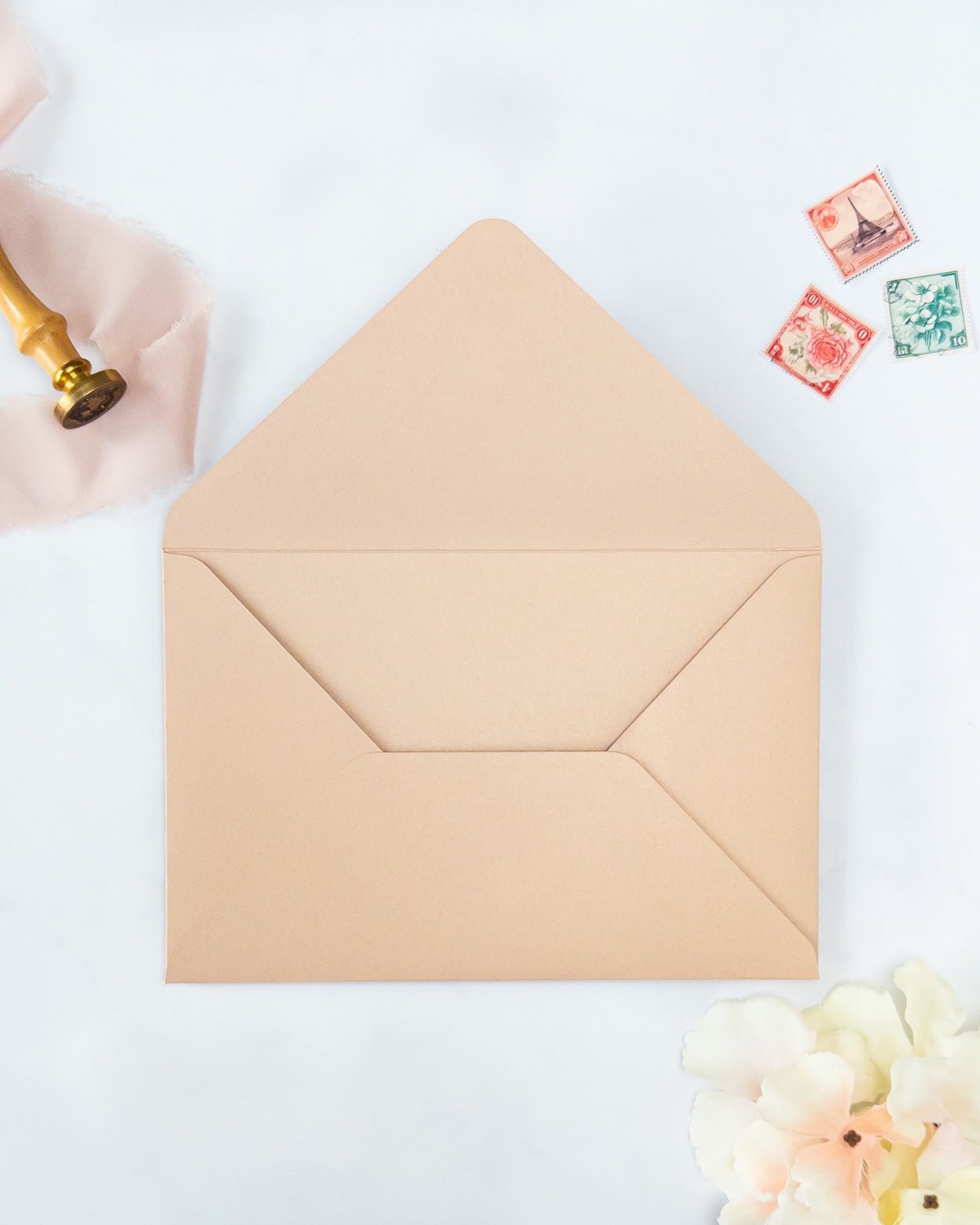 CALLISTA - Enveloppe épaisse avec Dorure - Enveloppe - 12 cm x 16.5 cm - Luxe Carterie Studio