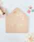 CALLISTA - Enveloppe épaisse avec Dorure - Enveloppe - 12 cm x 16.5 cm - Luxe Carterie Studio