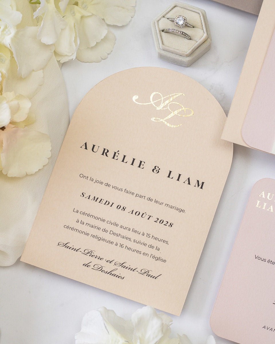 Callune - Faire - part - Sans enveloppe - Luxe Carterie Studio