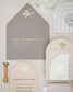 "Callune" - Faire-part de mariage moderne, chic et élégant avec dorure or – Wedding stationery - Création Luxe Carterie Studio