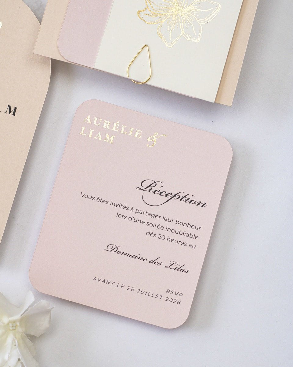 Callune - Échantillon - Faire - part - Luxe Carterie Studio