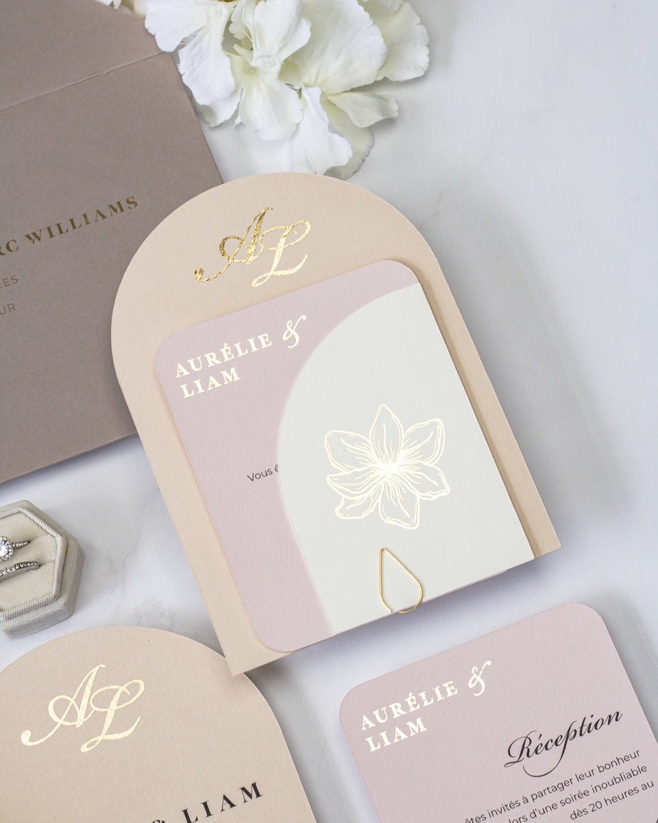 Callune - Échantillon - Faire - part - Luxe Carterie Studio