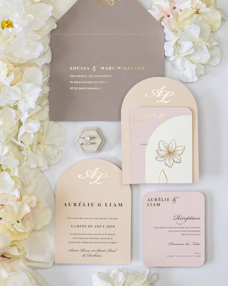 Callune - Échantillon - Faire - part - Luxe Carterie Studio