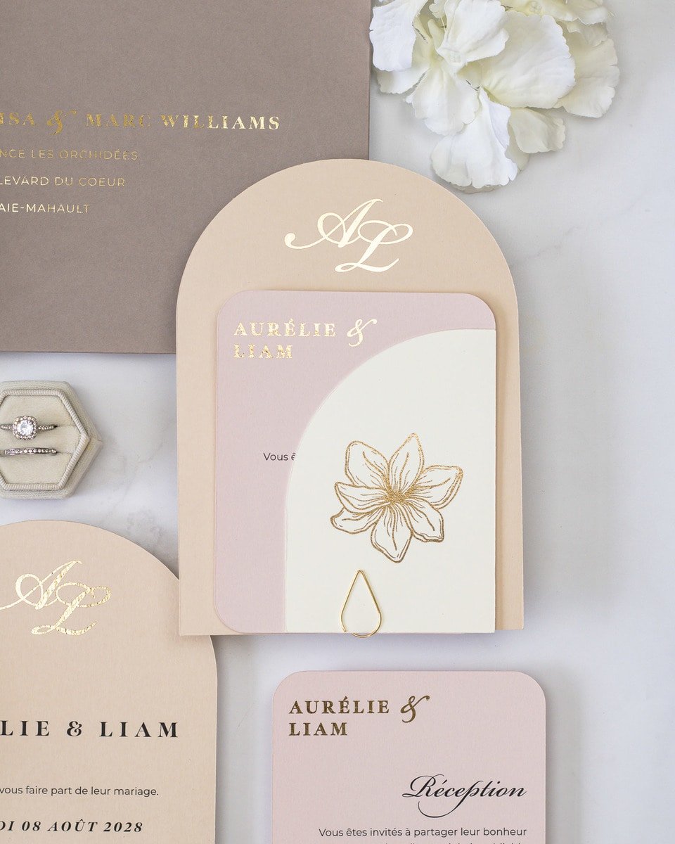 Callune - Échantillon - Faire - part - Luxe Carterie Studio