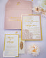 "Camélia" - Faire-part de mariage laser cut élégant et romantique avec dorure or - Wedding stationery - Création Luxe Carterie Studio