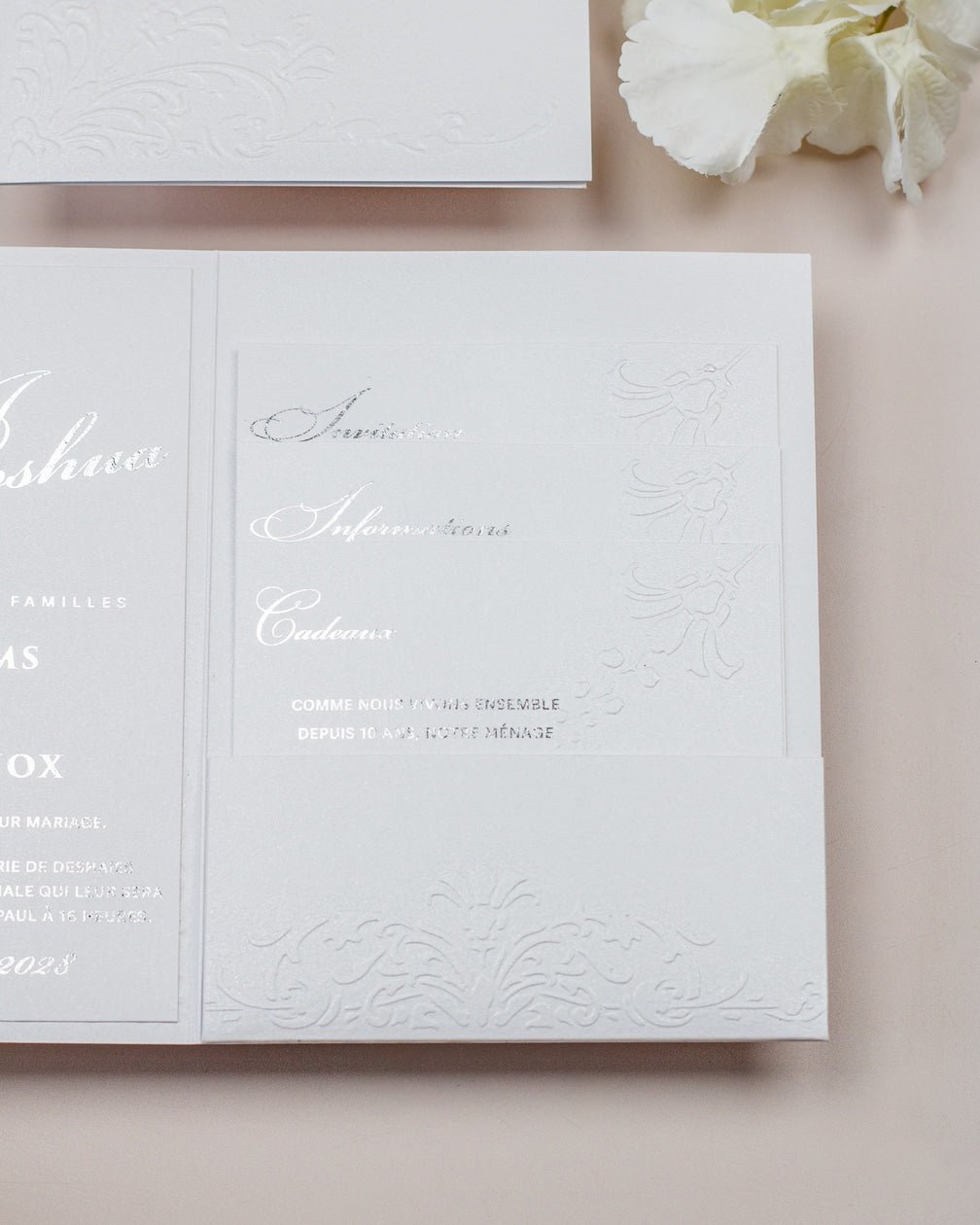 Camila - Échantillon - Faire - part - Luxe Carterie Studio