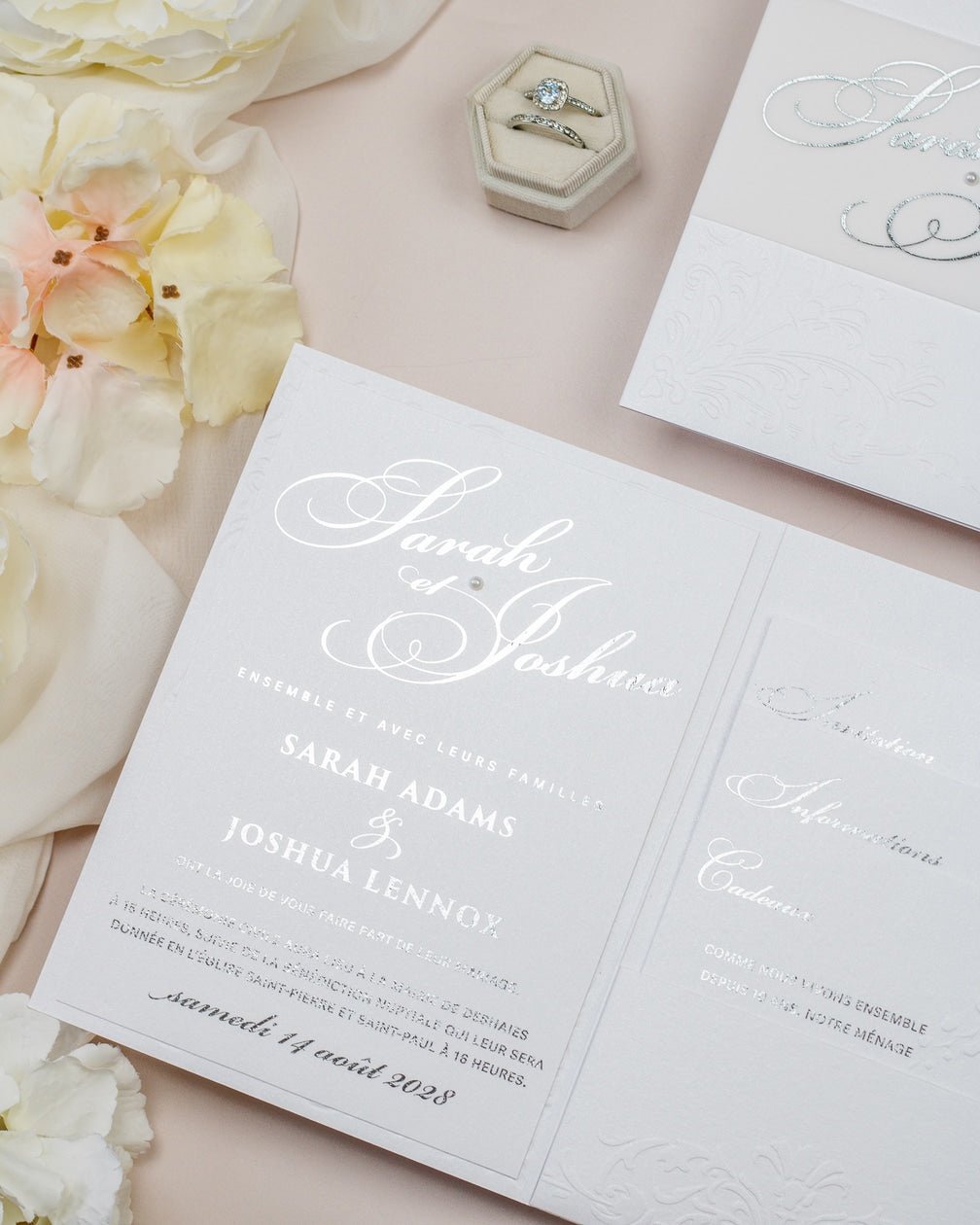 Camila - Échantillon - Faire - part - Luxe Carterie Studio