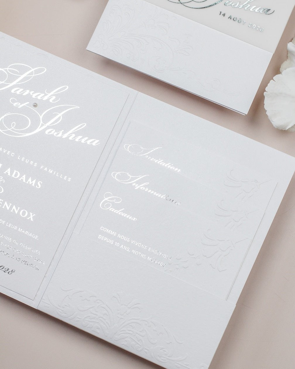 Camila - Échantillon - Faire - part - Luxe Carterie Studio