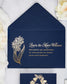 "Carla" - Faire-part de mariage chic, élégant et romantique avec dorure or - Wedding stationery - Création Luxe Carterie Studio