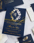 "Carla" - Faire-part de mariage chic, élégant et romantique avec dorure or - Wedding stationery - Création Luxe Carterie Studio