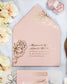 "Carline" - Faire-part de mariage chic, élégant et romantique avec dorure or - Wedding stationery - Création Luxe Carterie Studio