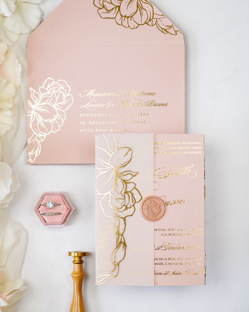 Carline - Échantillon - Faire - part - Luxe Carterie Studio
