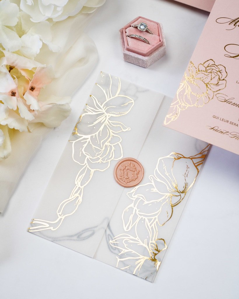 Carline - Échantillon - Faire - part - Luxe Carterie Studio