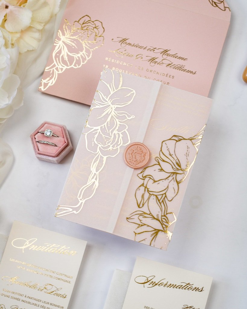Carline - Échantillon - Faire - part - Luxe Carterie Studio