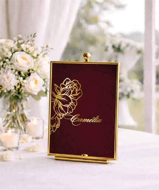 Carline - Nom de table - Nom de table - Luxe Carterie Studio