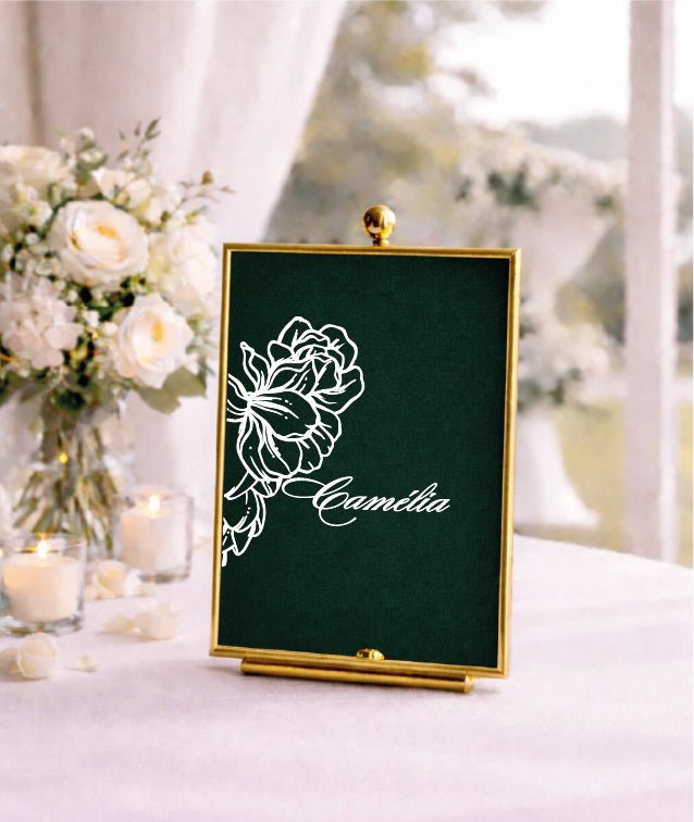 Carline - Nom de table - Nom de table - Luxe Carterie Studio