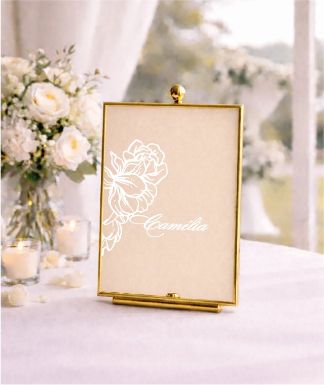 Carline - Nom de table - Nom de table - Luxe Carterie Studio