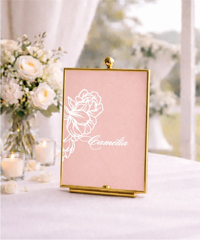 Carline - Nom de table - Nom de table - Luxe Carterie Studio