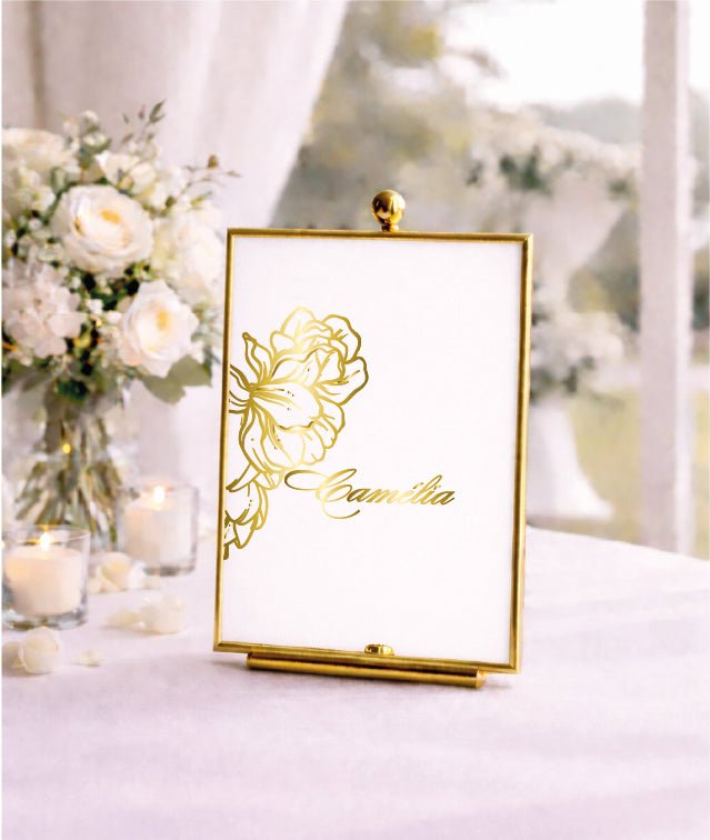 Carline - Nom de table - Nom de table - Luxe Carterie Studio