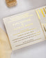 "Carly" - Faire-part de mariage chic, élégant et romantique avec dorure or - Wedding stationery - Création Luxe Carterie Studio