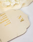 "Carly" - Faire-part de mariage chic, élégant et romantique avec dorure or - Wedding stationery - Création Luxe Carterie Studio