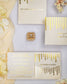 "Carly" - Faire-part de mariage chic, élégant et romantique avec dorure or - Wedding stationery - Création Luxe Carterie Studio