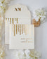 Carly - Échantillon - Faire - part - Luxe Carterie Studio