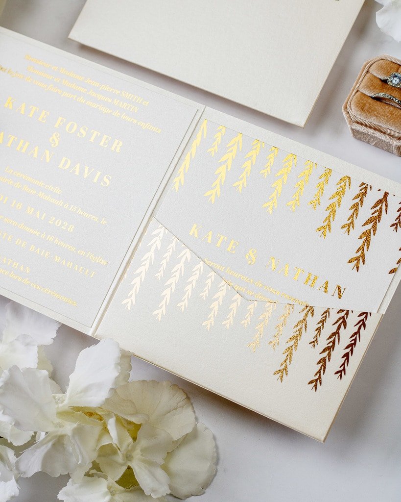 Carly - Échantillon - Faire - part - Luxe Carterie Studio