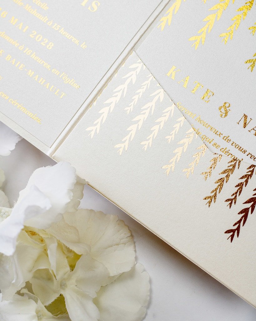 Carly - Échantillon - Faire - part - Luxe Carterie Studio