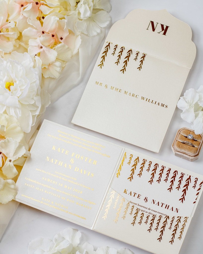 Carly - Échantillon - Faire - part - Luxe Carterie Studio