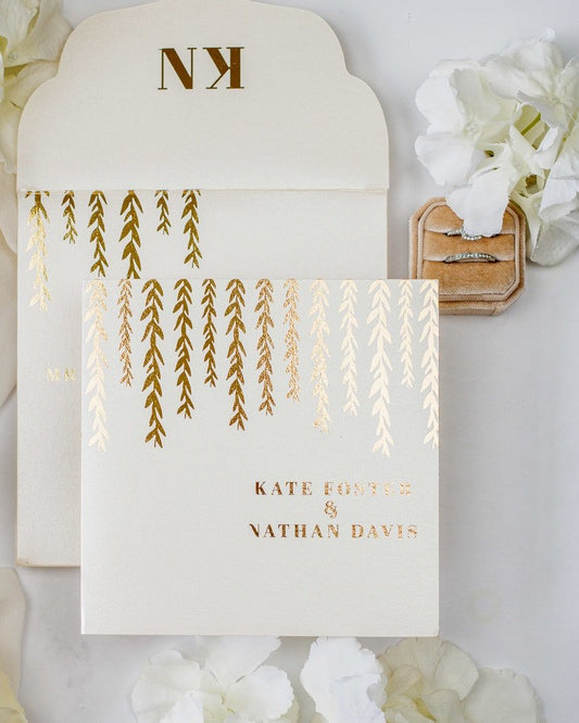 Carly - Échantillon - Faire - part - Luxe Carterie Studio
