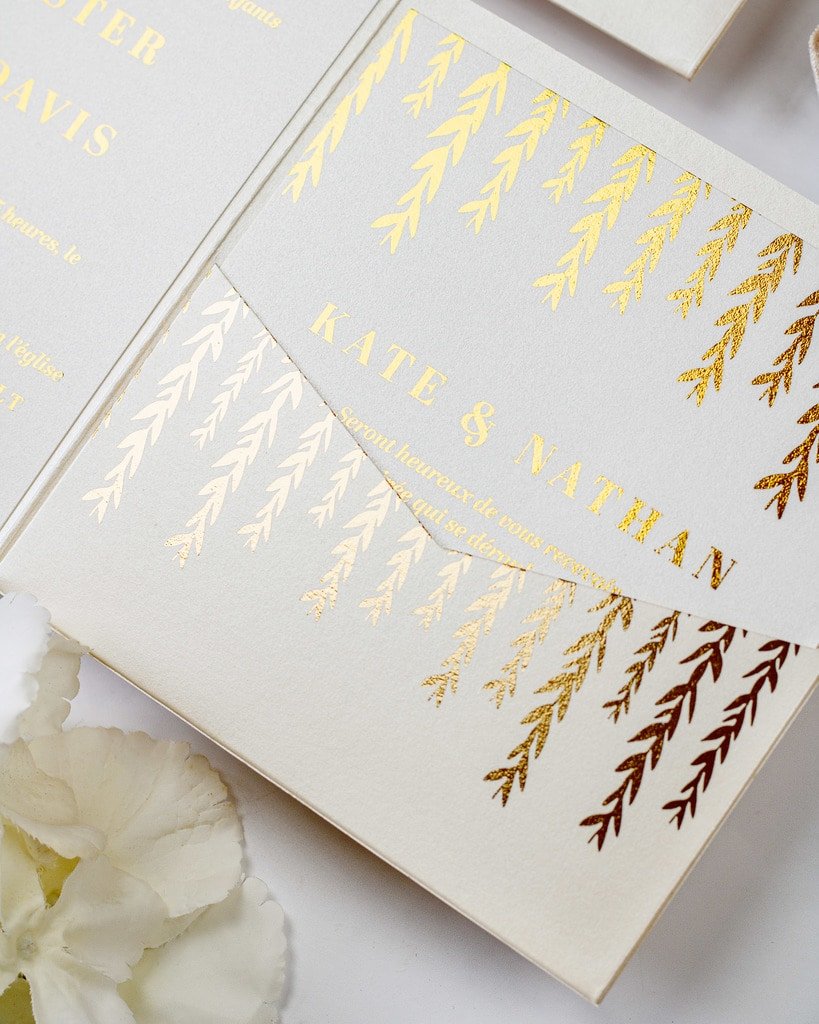 Carly - Échantillon - Faire - part - Luxe Carterie Studio