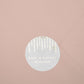 "Carly - Sticker" - Faire-part de mariage chic, élégant et romantique avec dorure or - Wedding stationery - Création Luxe Carterie Studio