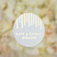 Carly - Sticker (lot de 15) - Stickers étiquettes - 4 cm - Lot de 15 - Luxe Carterie Studio