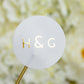 "Carméla - Sticker" - Faire-part de mariage chic, élégant et romantique avec dorure or - Wedding stationery - Création Luxe Carterie Studio